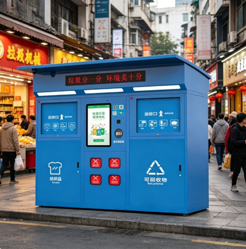 Vending Machine Qr Code - Geri Dönüşümlü Atıklar için Nakit Ödüllü,