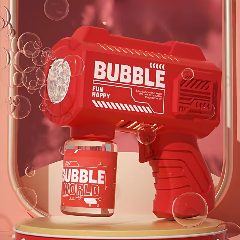 Bubble Gum Machine - Elektrikli Baloncuk Tabancası Sabunlu Otomatik Baloncuk