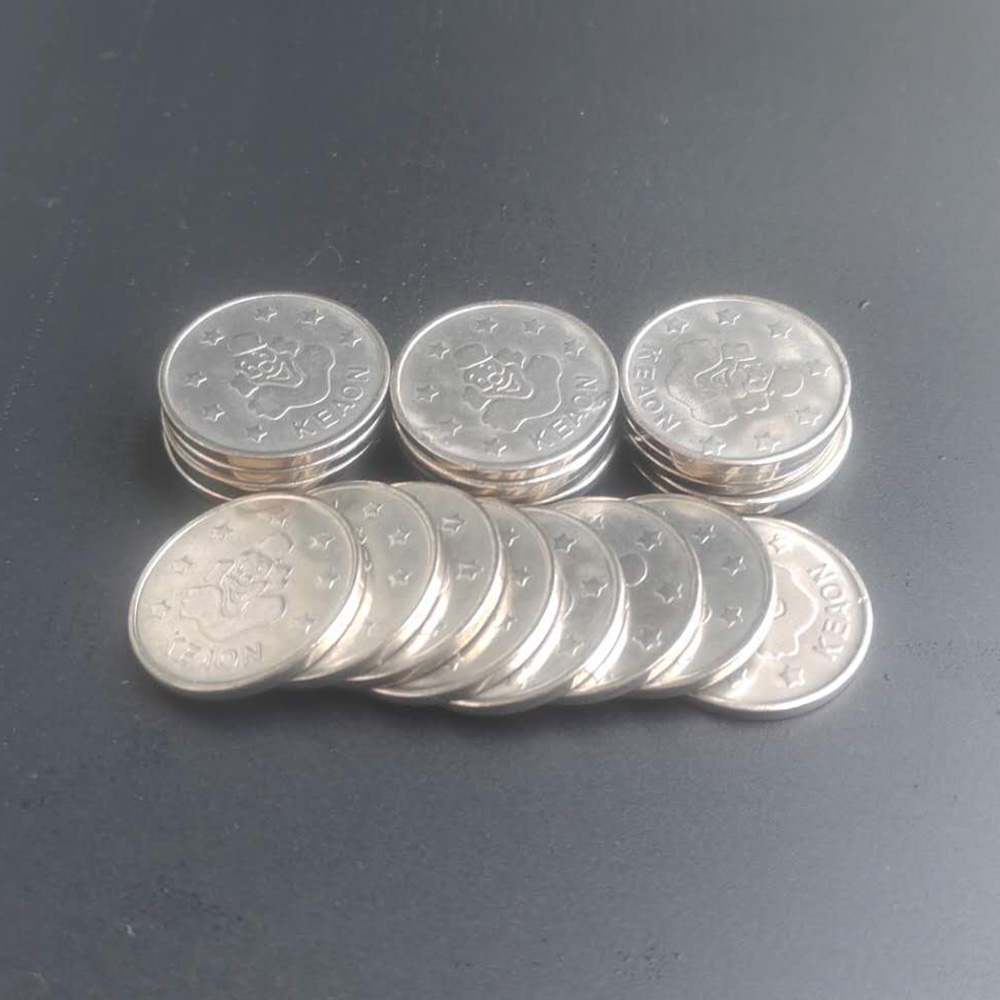 Coin Pusher Machine - 1000 adet 24.2*1.85mm Paslanmaz Çelik Ataride
