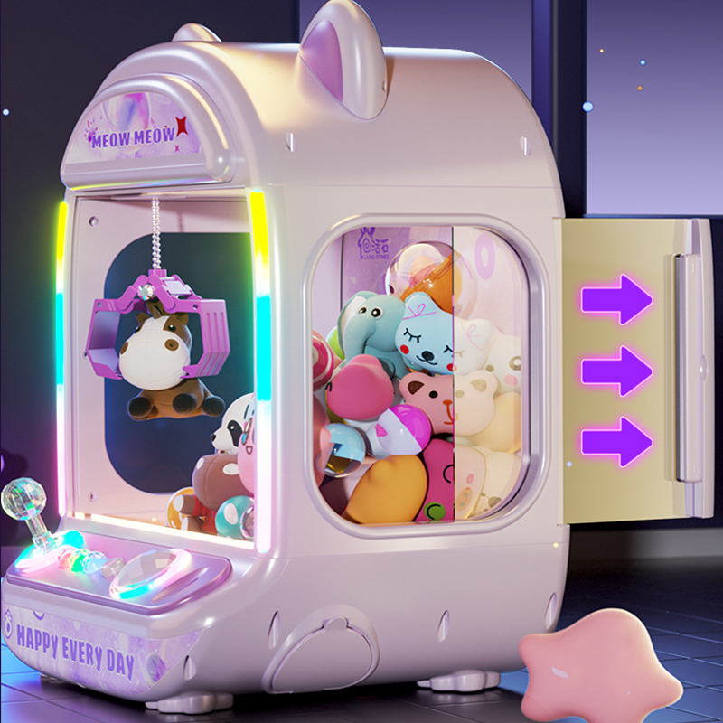 Coin Pusher Machine - Kendin Yap Mor Otomatik Oyuncak Makinesi