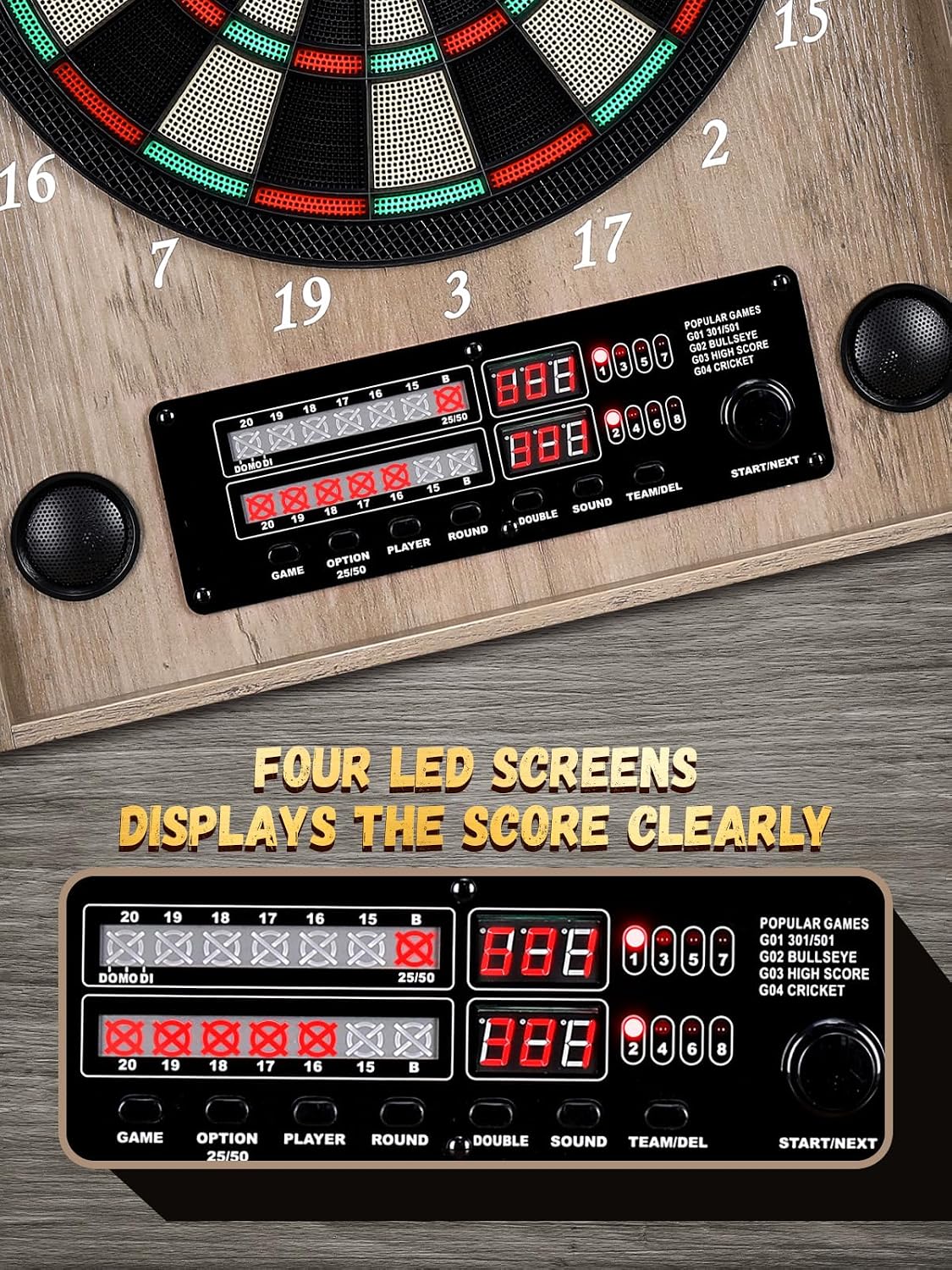 Elektronik Dart Tahtası, Yetiş - Electronic Dartboard Cabinet incelemesi ve fiyatı