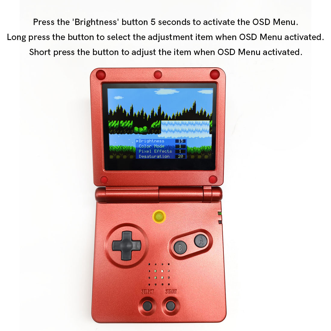 GBA SP V5 720x480 Retro piksel - Lcd Screen Arcade incelemesi ve fiyatı
