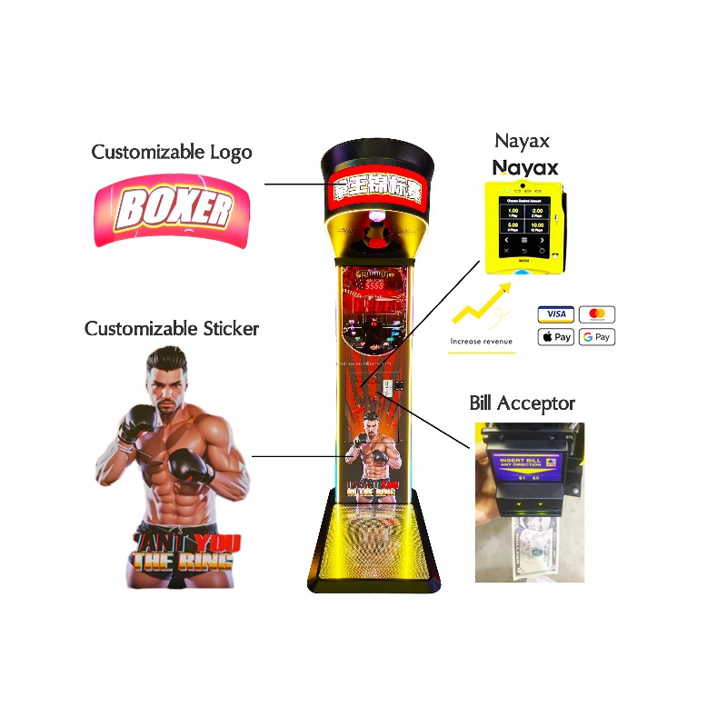 Su Geçirmez Sokak Boksu Tekme  - Coin Pusher Machine incelemesi ve fiyatı