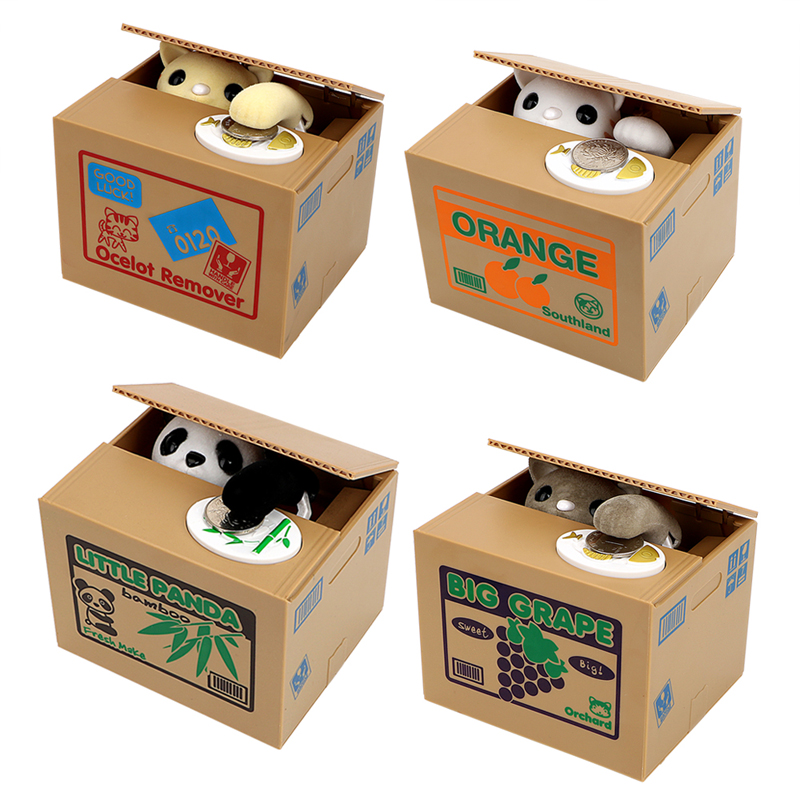 Kedi Panda sikke para kutuları - Coin Operated Kiddie Ride incelemesi ve fiyatı